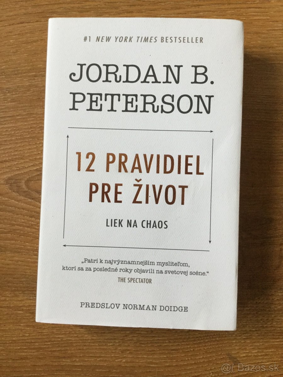 12 pravidiel pre život - Jordan Peterson - nová ✨ Hobby, odborné