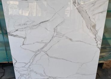Gres dlažba Marble pietrasanta 80x80 Lesk Carrara