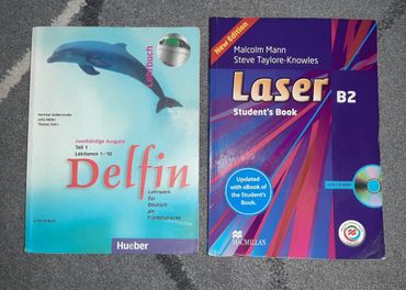 Laser B2 - angličtina, Delfin - nemčina