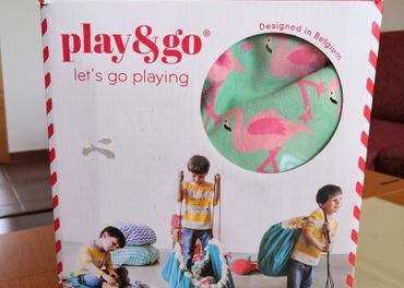 Play&go Hračkovak/hracia deka Flamingo - NOVÉ